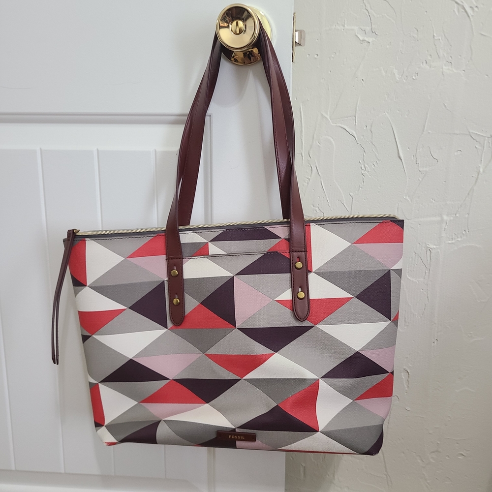 Geometric Pattern Tote Bag